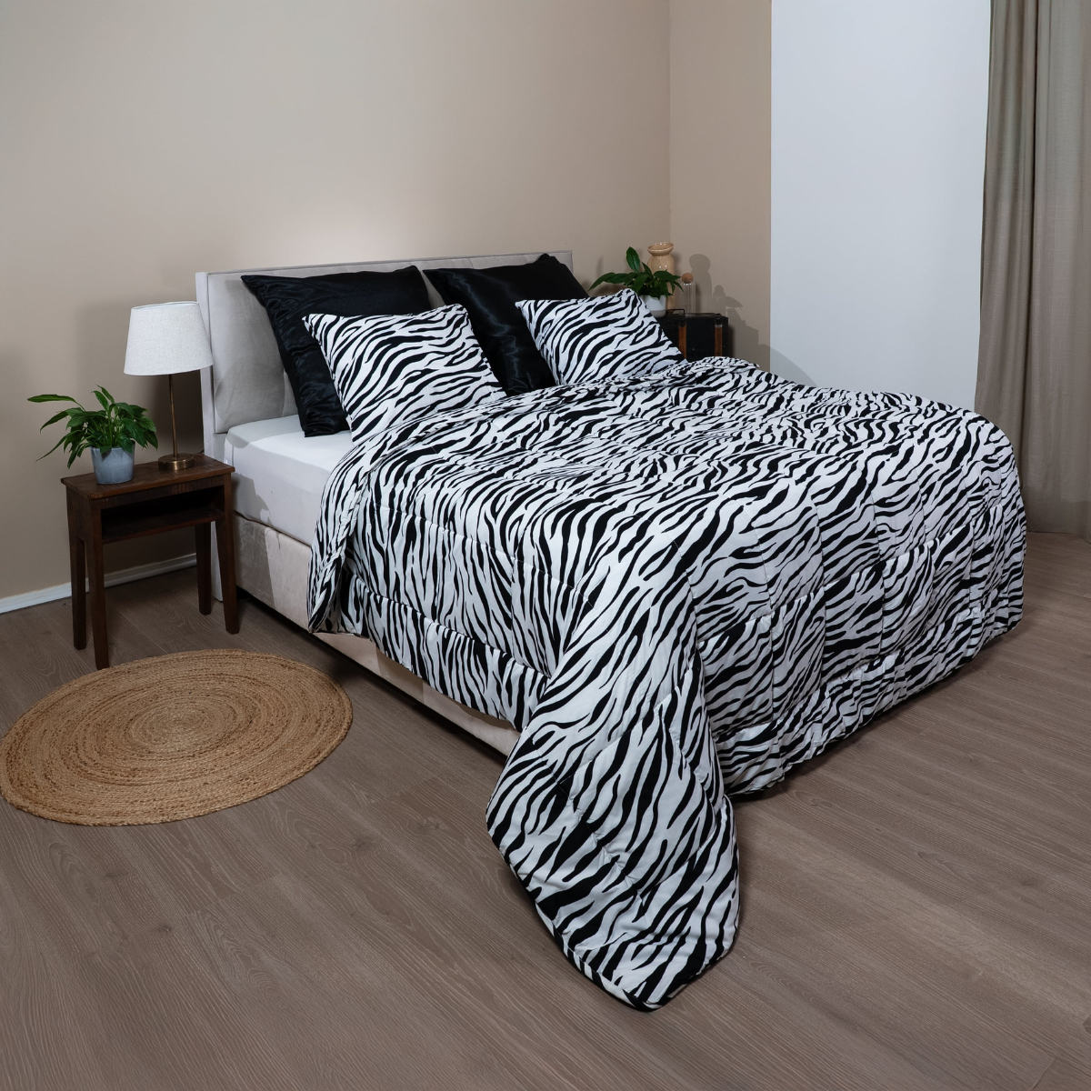 Zelesta Wonderbed 4 Seasons Double - Zebra Skin
