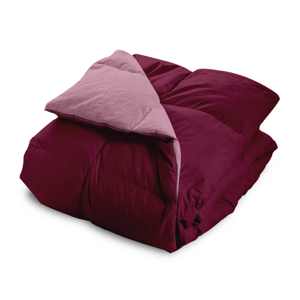 Zelesta Percale Cottonbed Katoen - Pink & Red Wine