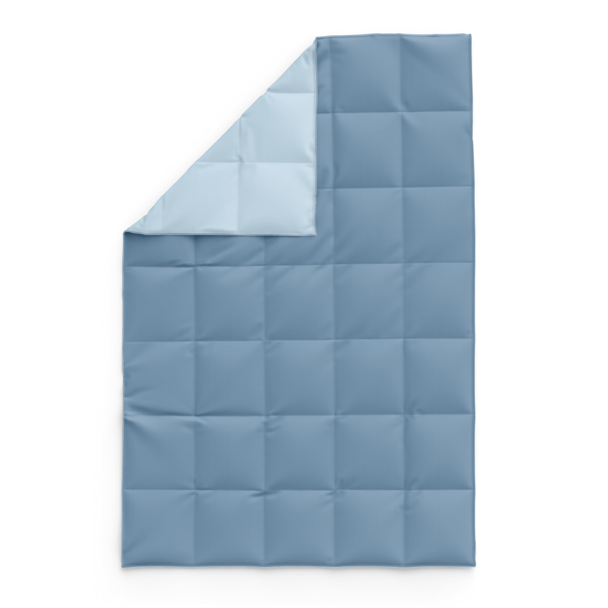 Zelesta Percale Cottonbed Katoen - Sky Blue & Navy Blue