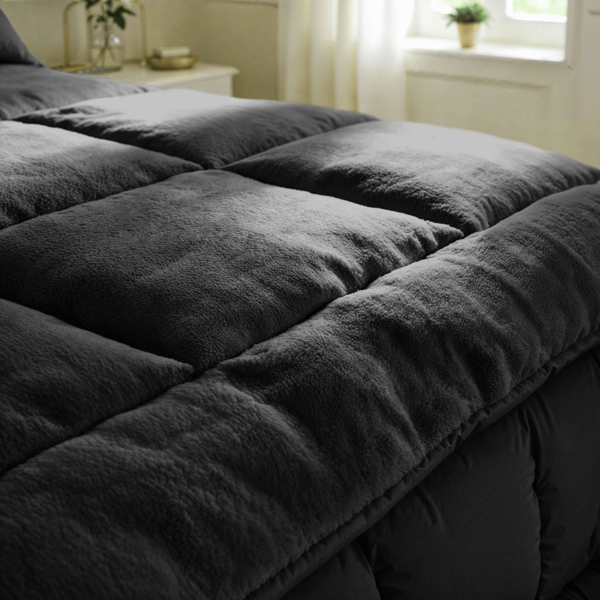 Zelesta Teddybed - Antraciet