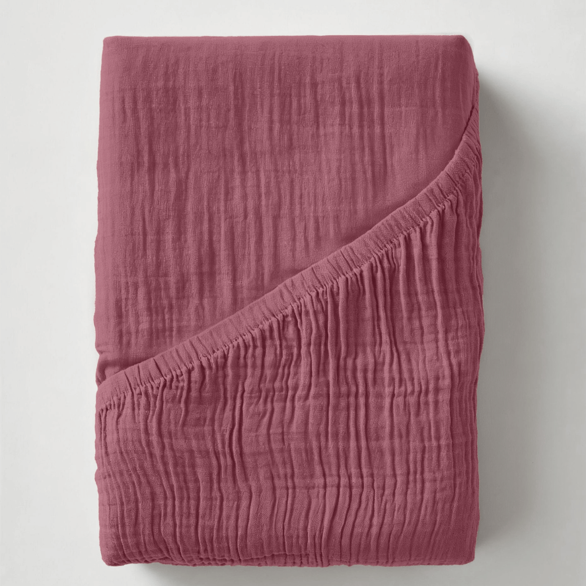 Mousseline Hoeslaken - Rouge