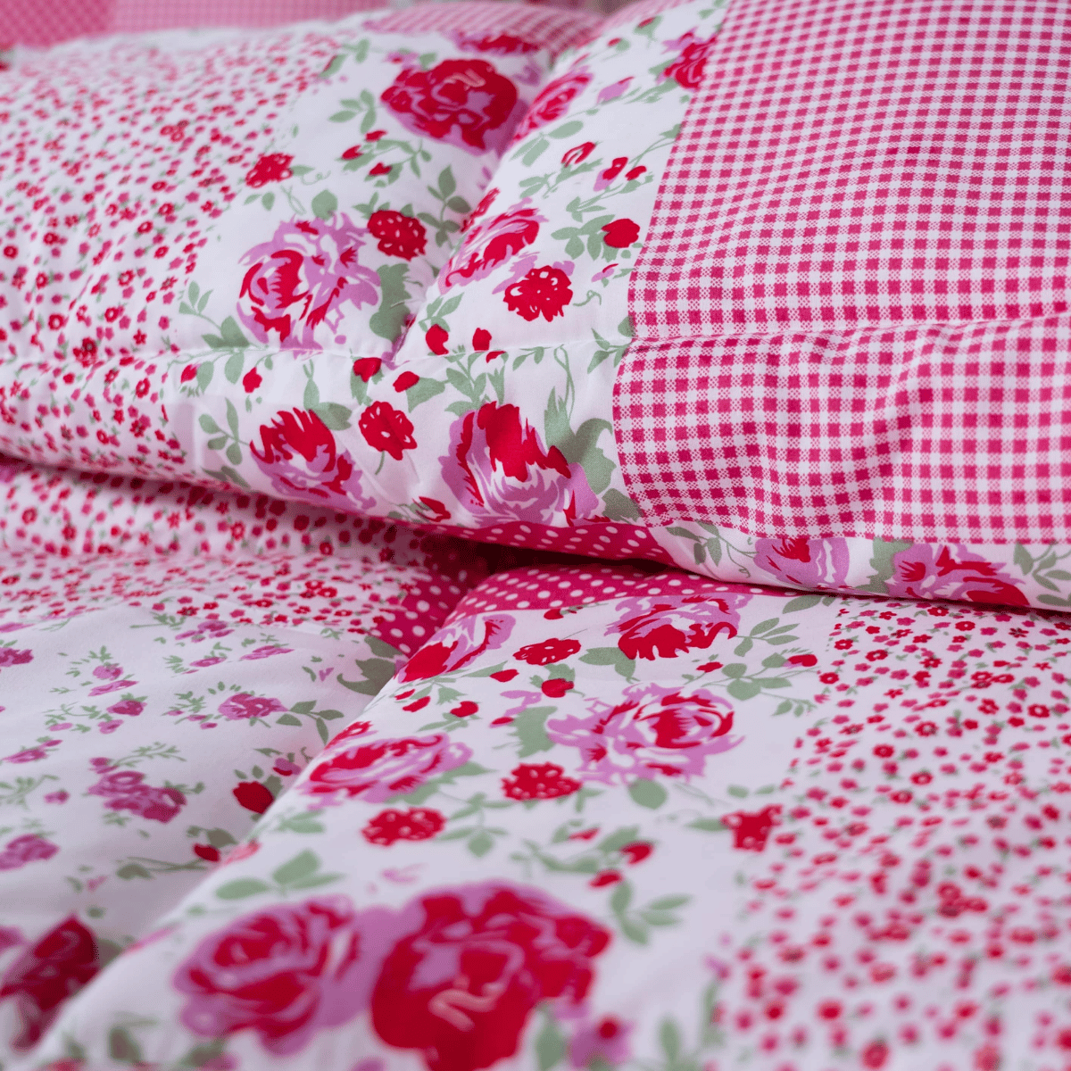 Zelesta Wonderbed 4 Seasons Double - Patchwork Pink