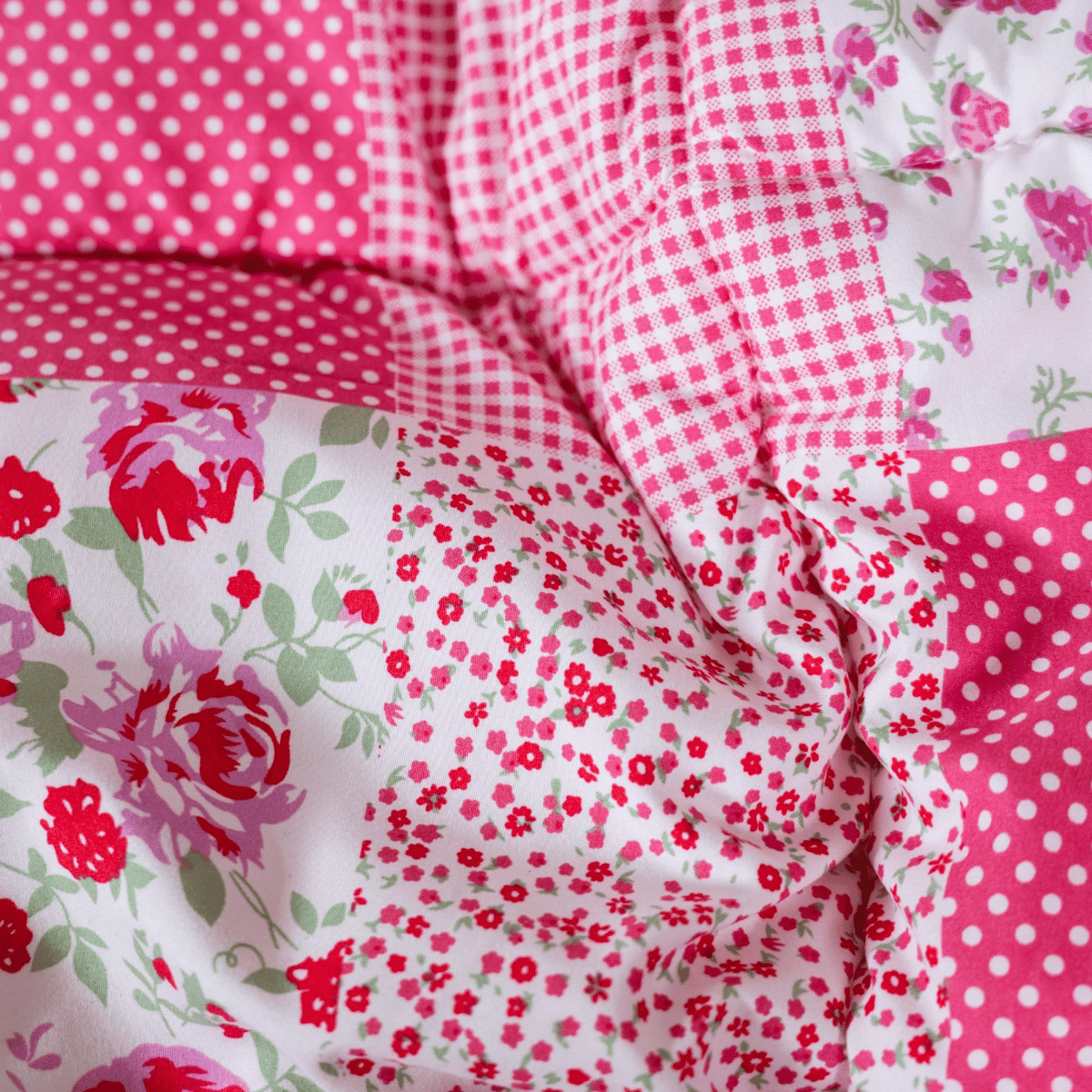 Zelesta Wonderbed 4 Seasons Double - Patchwork Pink
