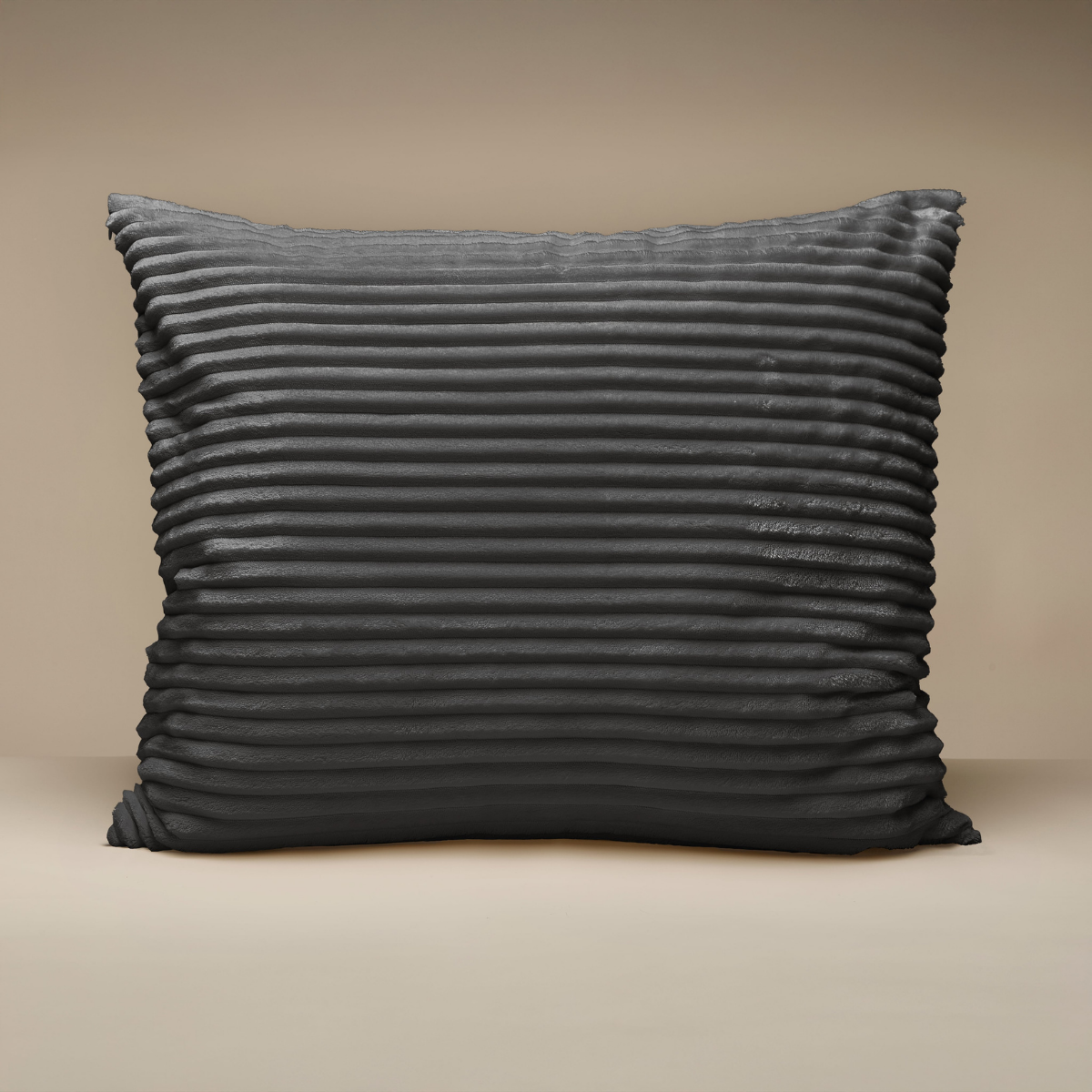 Zelesta Teddy Groovebed Kussensloop Set van 2 - Anthracite