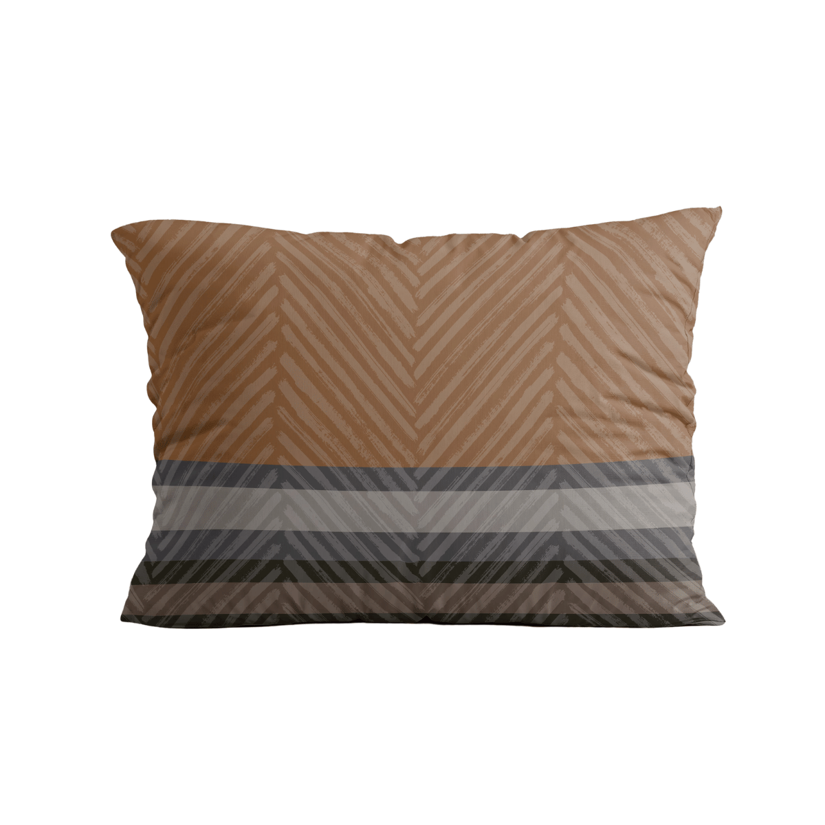 Zelesta Royalbed Kussensloop Set van 2 - Brown Stripes