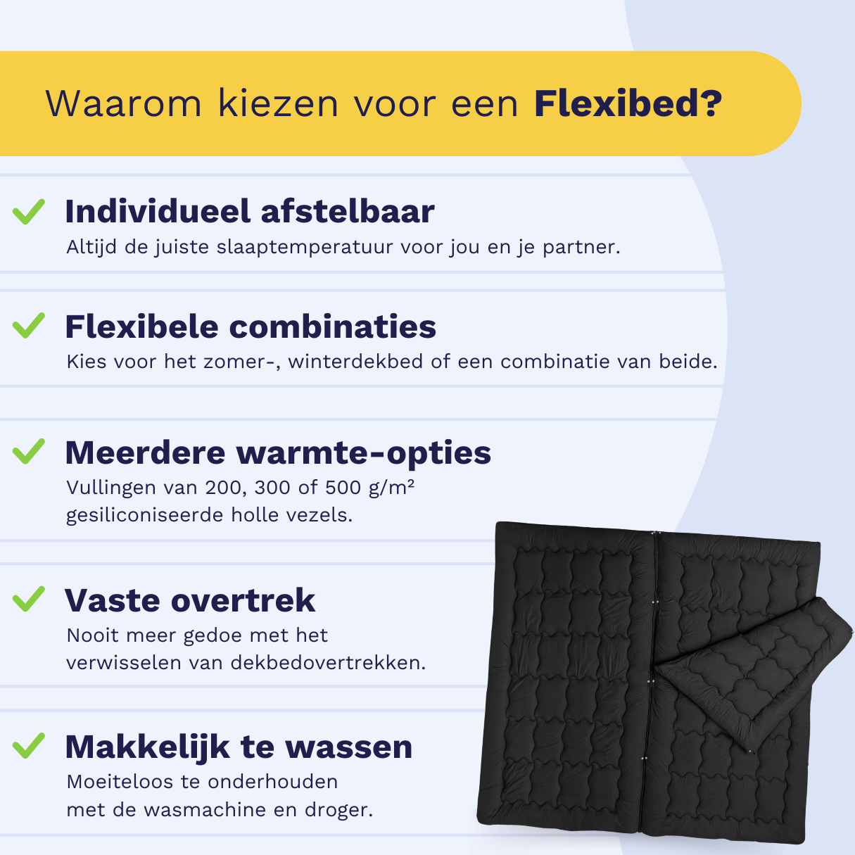 Zelesta Flexibed - Zwart