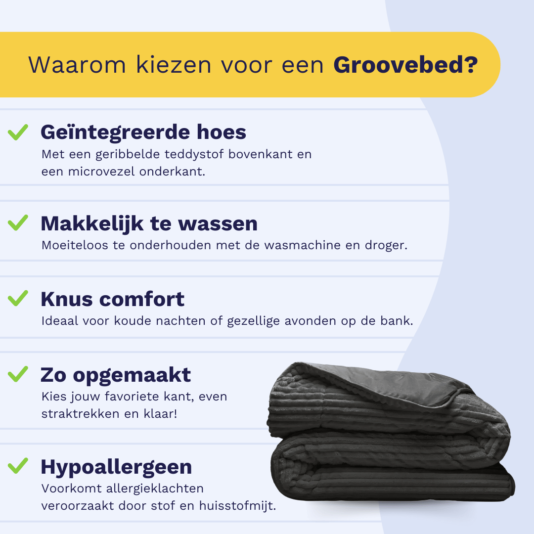 Zelesta Teddy Groovebed - Anthracite