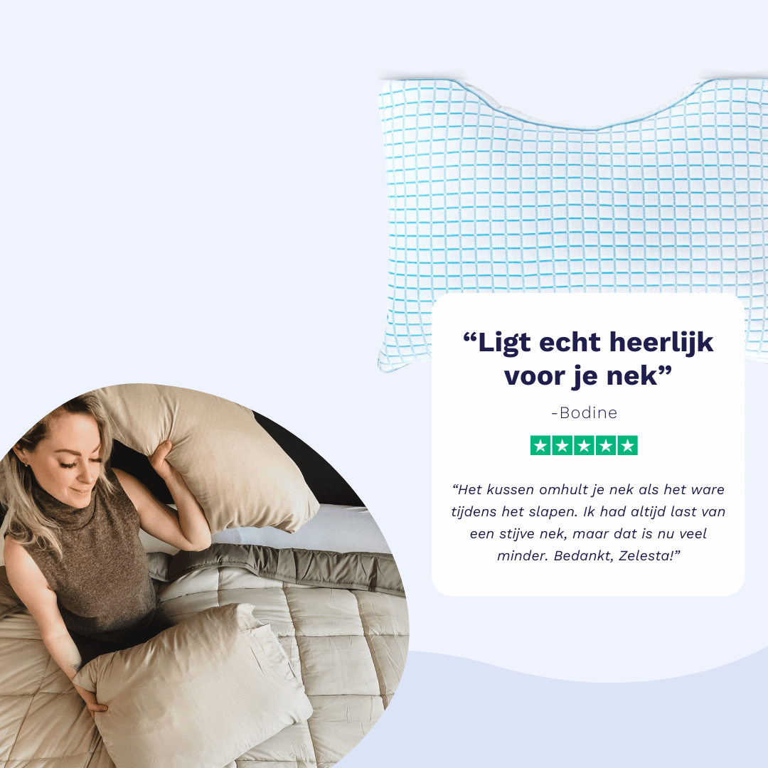 Zelesta WonderPillow Premium Microgel Neck Support Cooling 45x65 cm