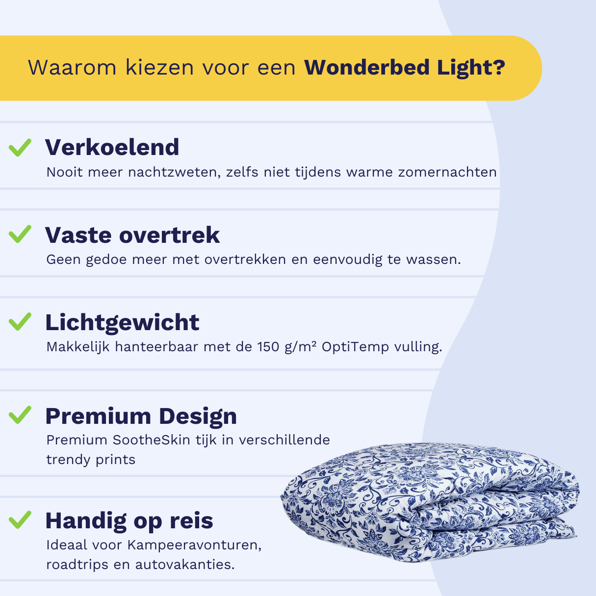 Zelesta Wonderbed Light - Old Dutch