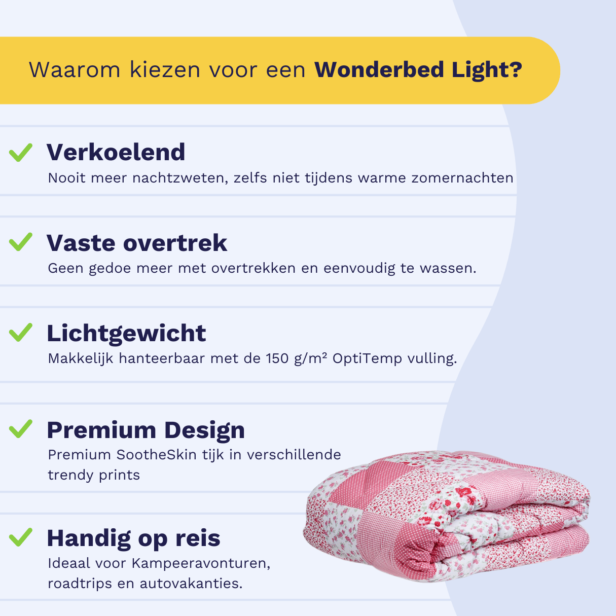 Zelesta Wonderbed Light - Patchwork Pink