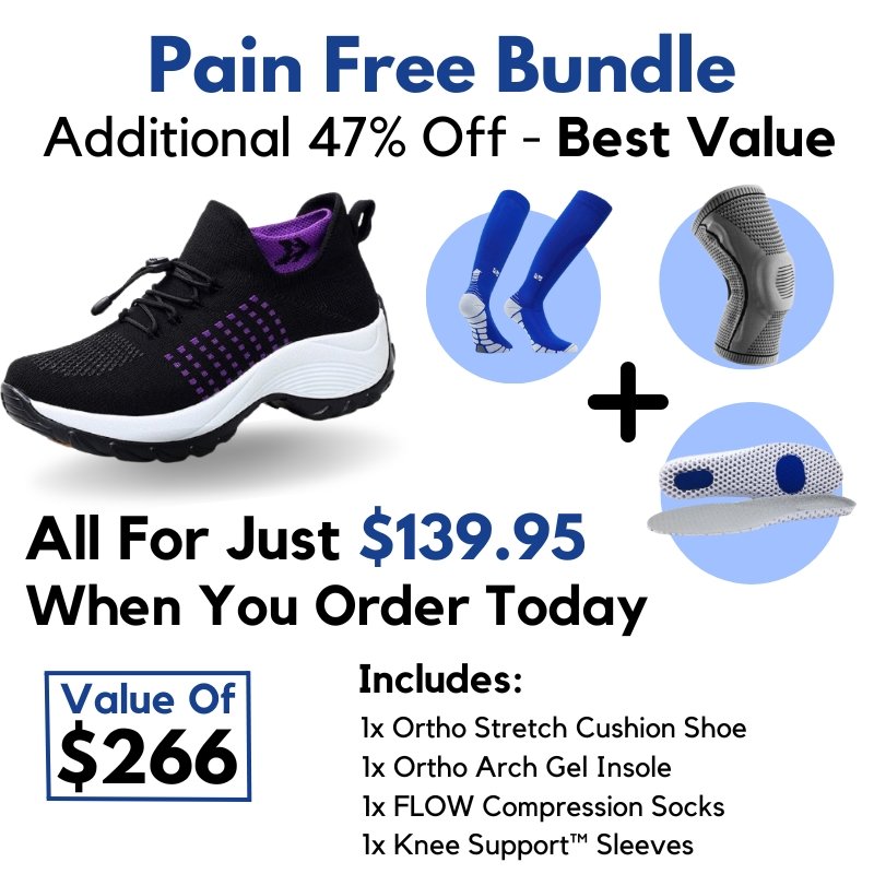 Ortho Stretch Cushion Shoe (Exclusive Bundle Offers)