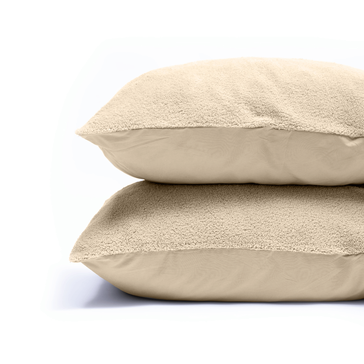 Teddy Kussensloop Set van 2  - Taupe
