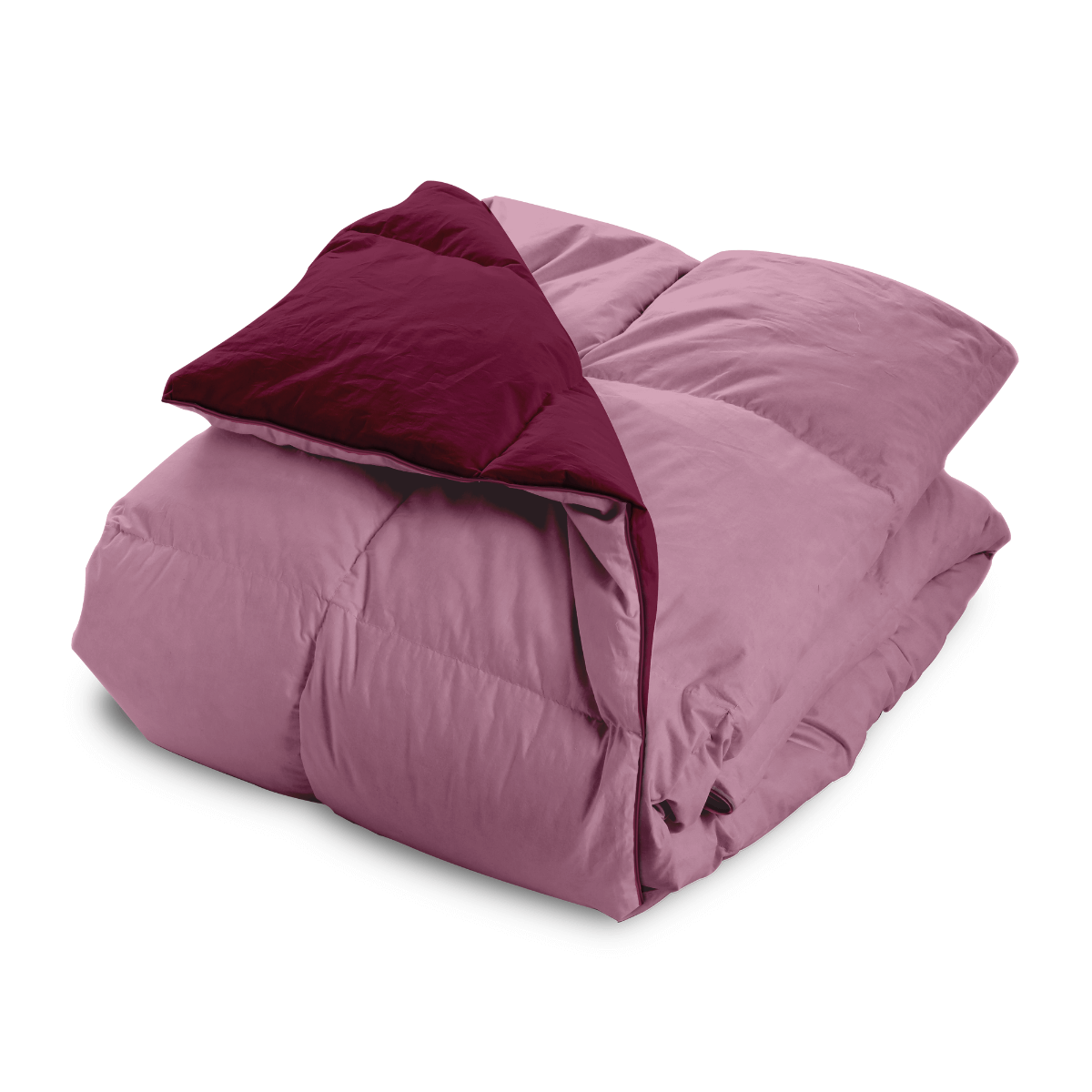 Zelesta Percale Cottonbed Katoen - Pink & Red Wine