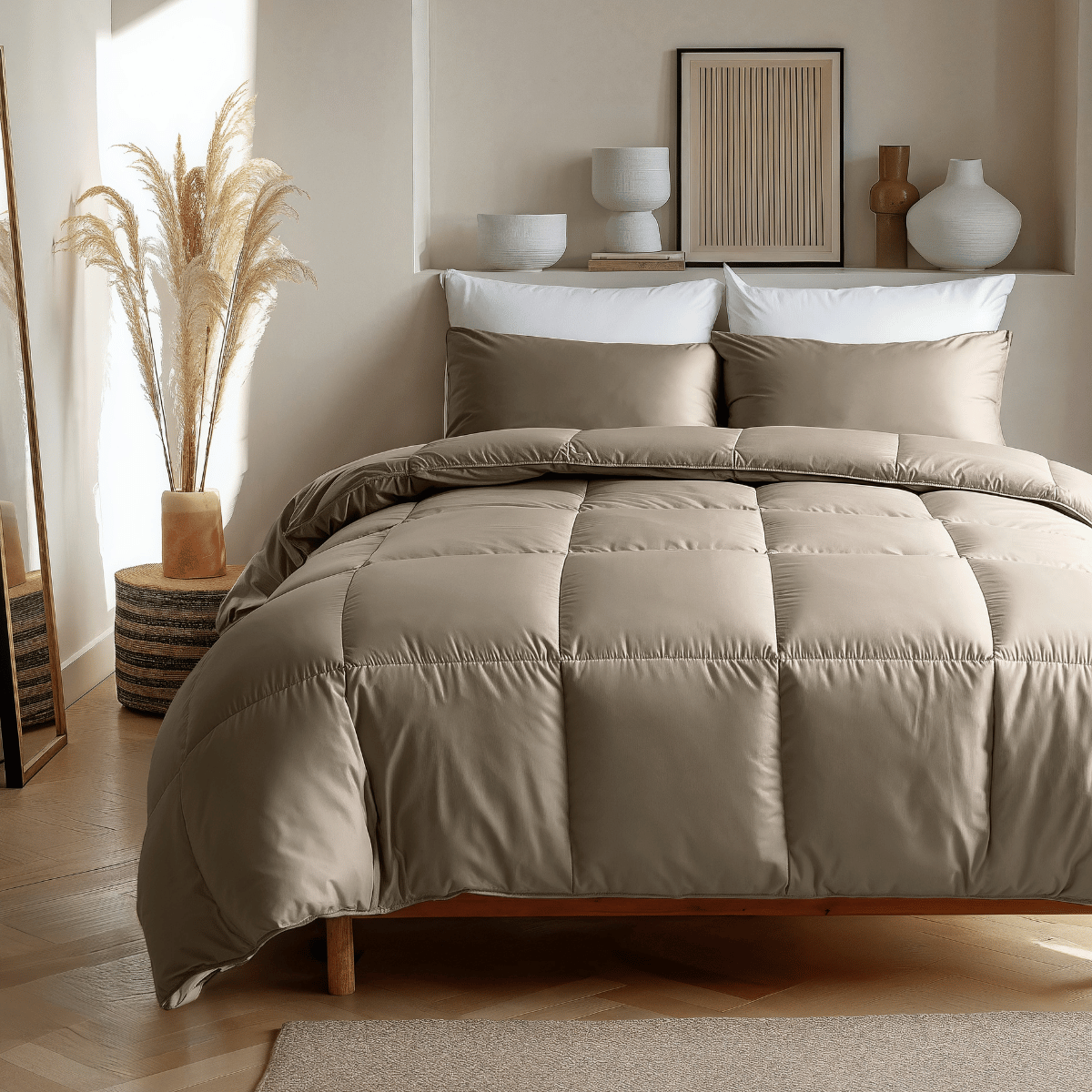Zelesta Satinbed Katoen - Beautiful Brown
