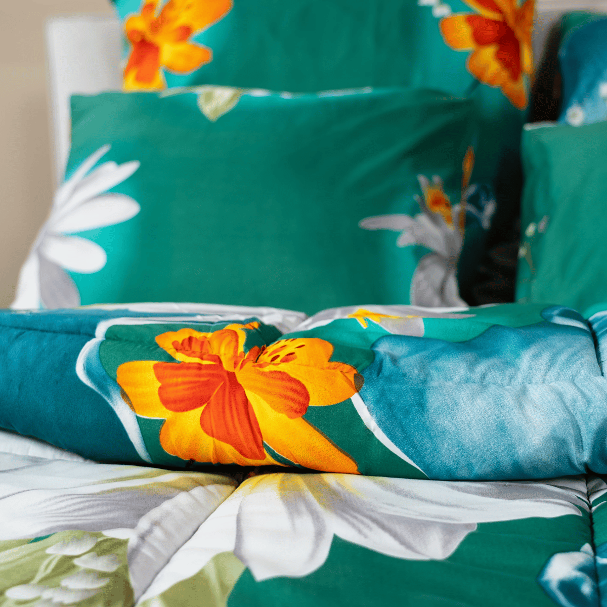 Zelesta Wonderbed Kussensloop Set van 2  - Spring Flowers