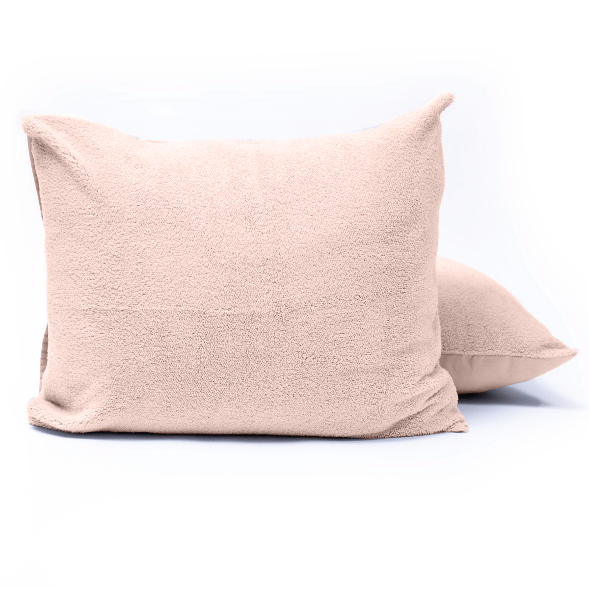 Teddy Kussensloop Set van 2 - Roze