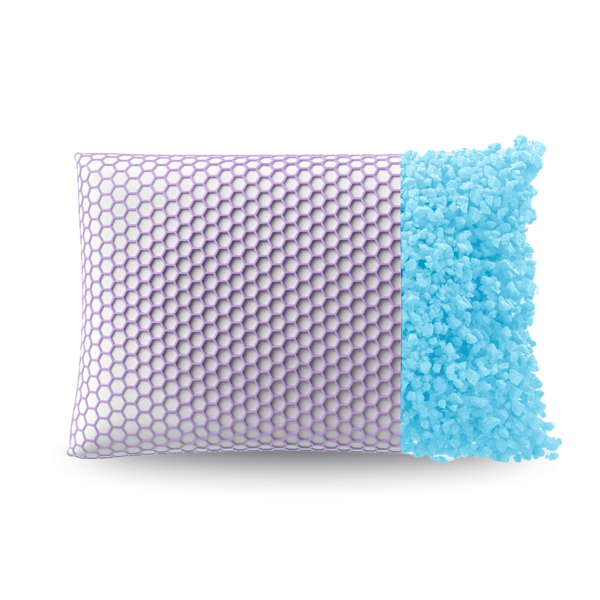 Zelesta Honeycomb TPE Pillow - Memory Foam Vlokken