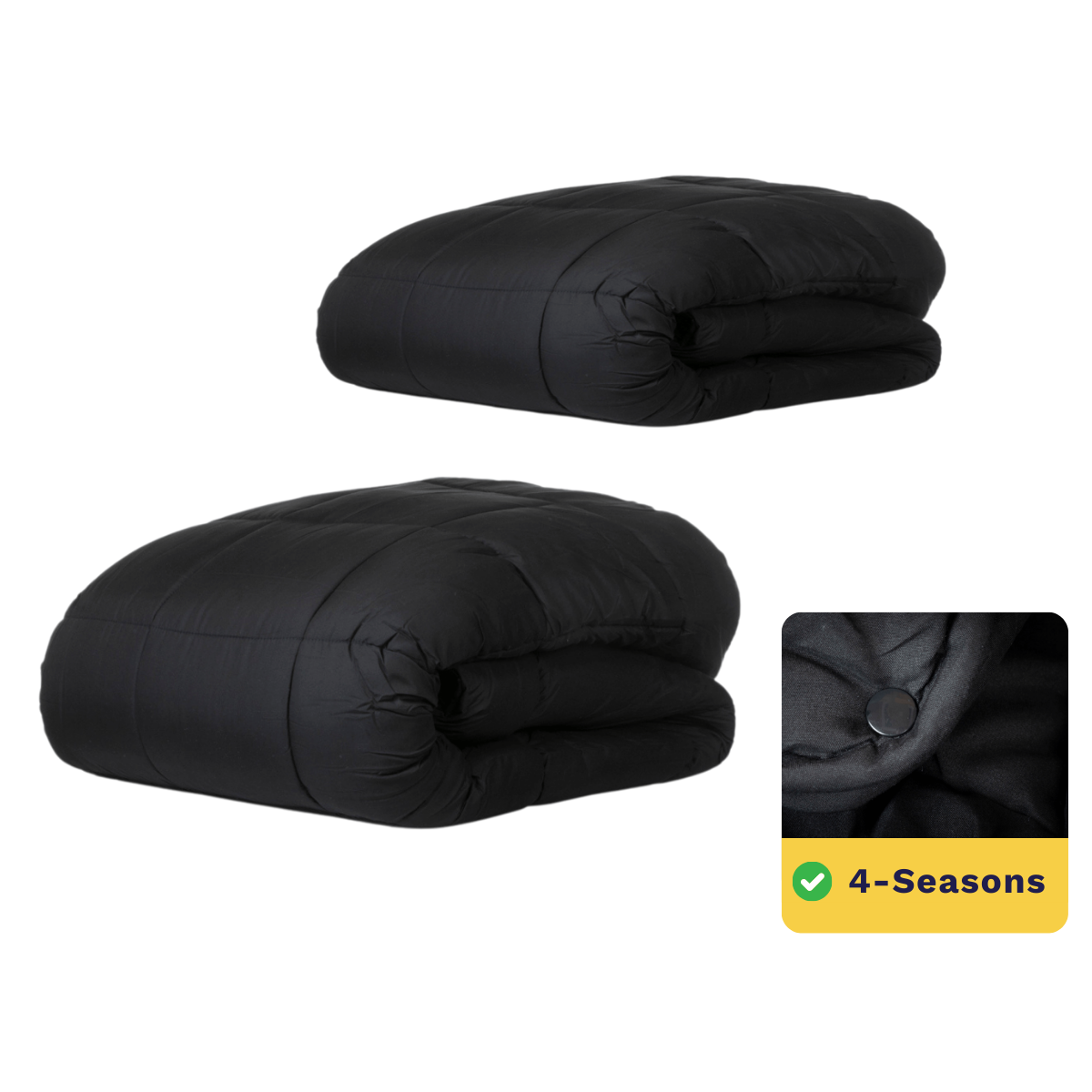 Zelesta Wonderbed 4 Seasons Double - Black