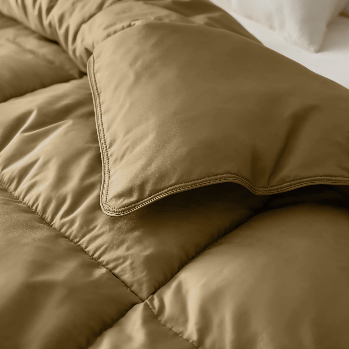 Zelesta Satinbed Katoen - Original Oker
