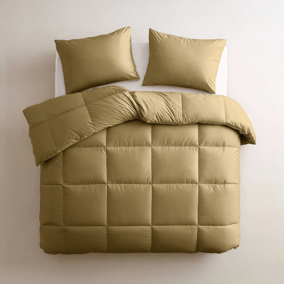 Zelesta Satinbed Katoen - Original Oker