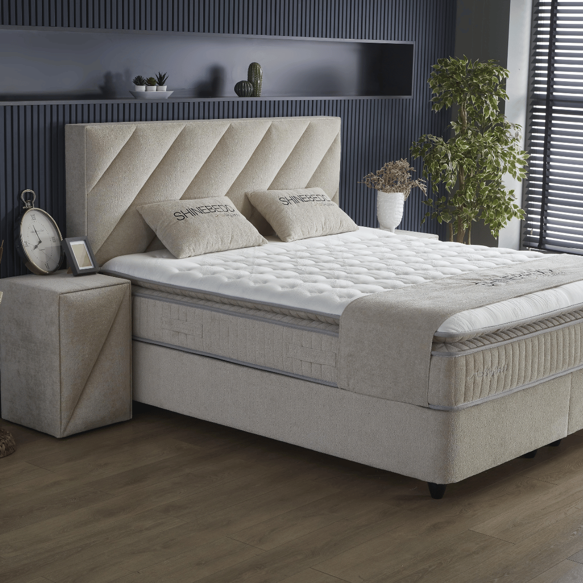 Zelesta SkyBedd Selene - Beige Nachtkastje