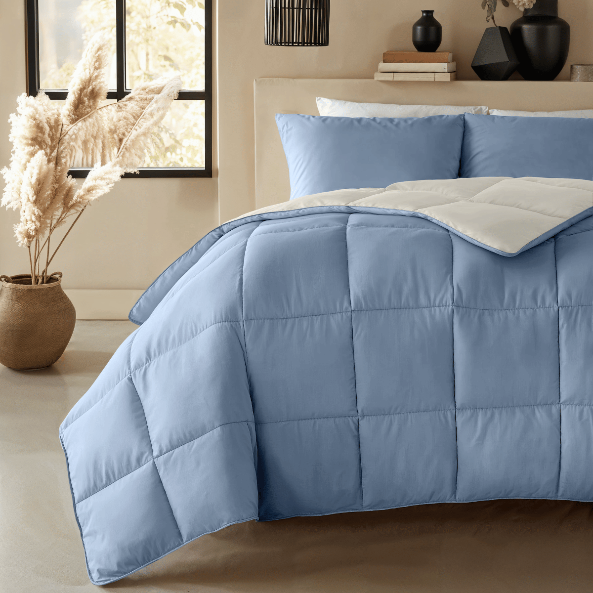Zelesta Premiumbed Katoen - Dream Blue & Cream