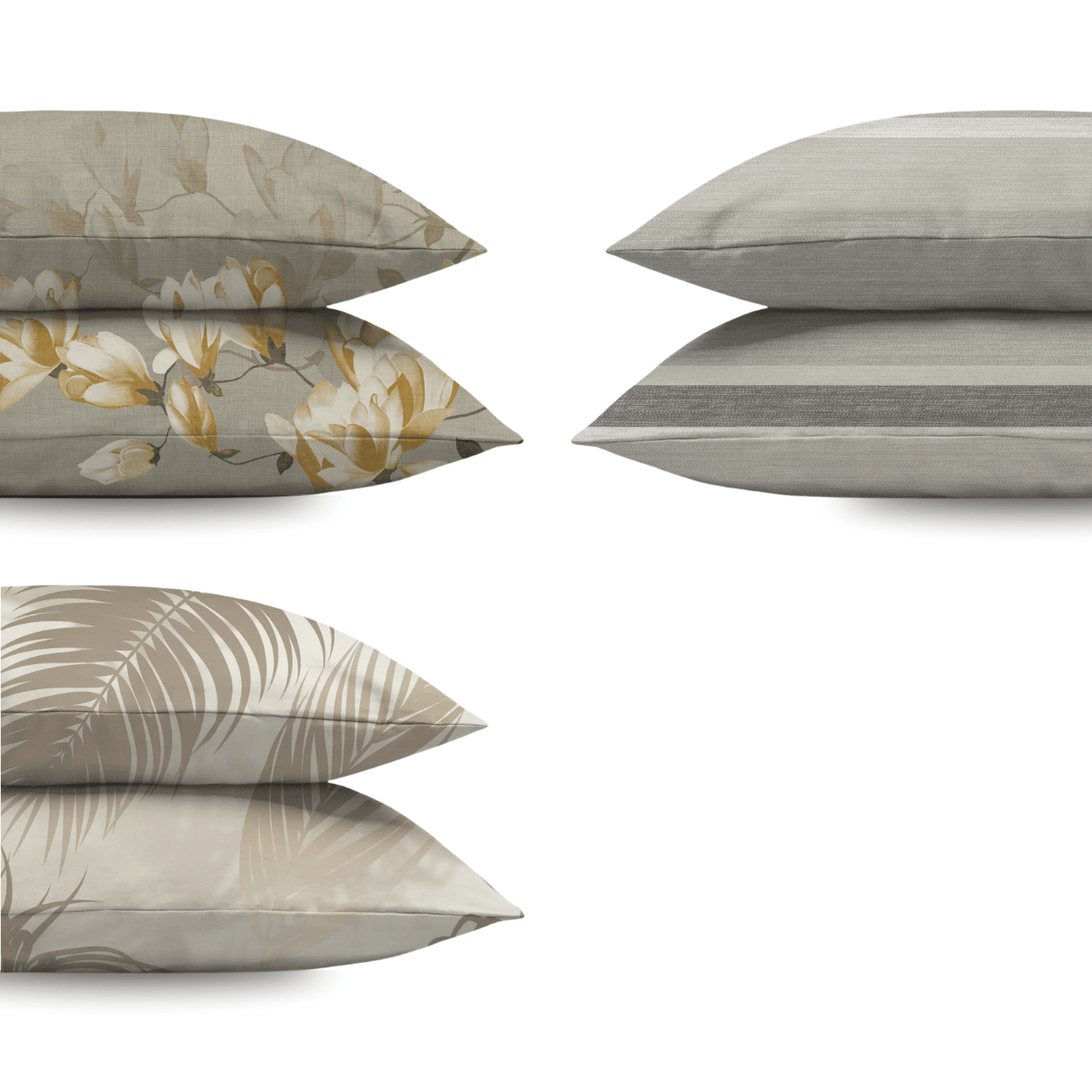 Royalbed Kussensloop Bundel - Leaves and Stripes