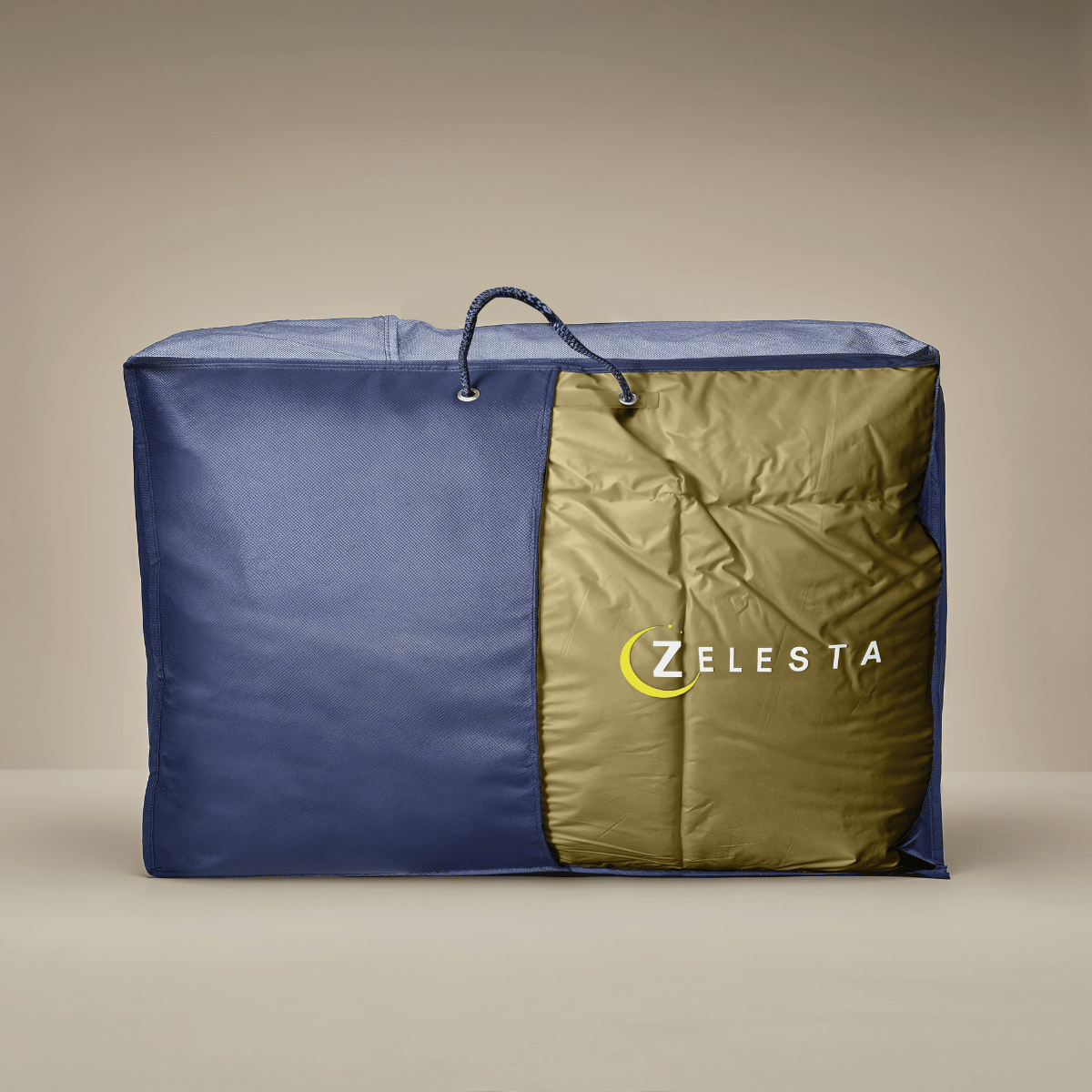 Zelesta Satinbed Katoen - Original Oker
