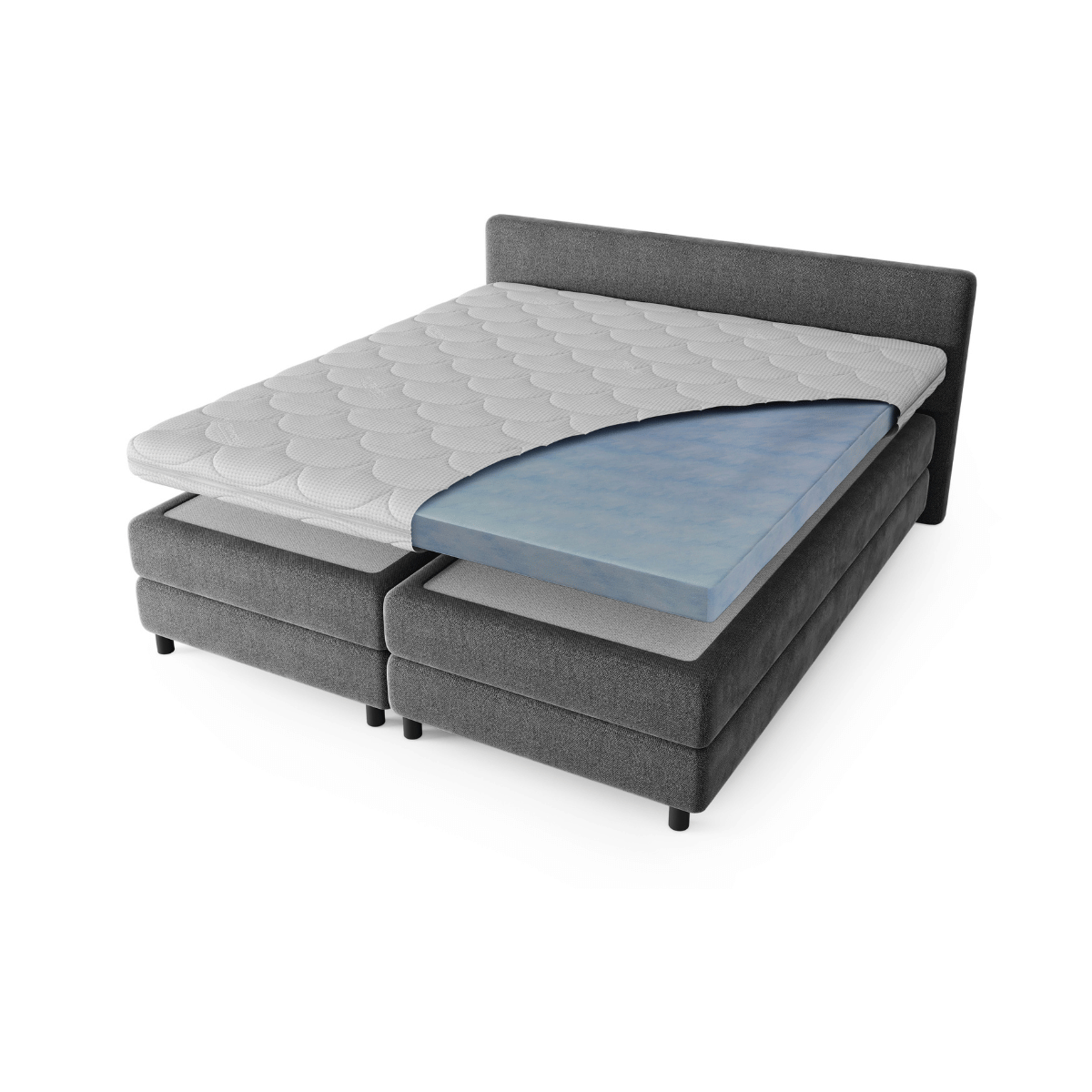 Topdekmatras - Hybrid Koudschuim Tencel Tijk