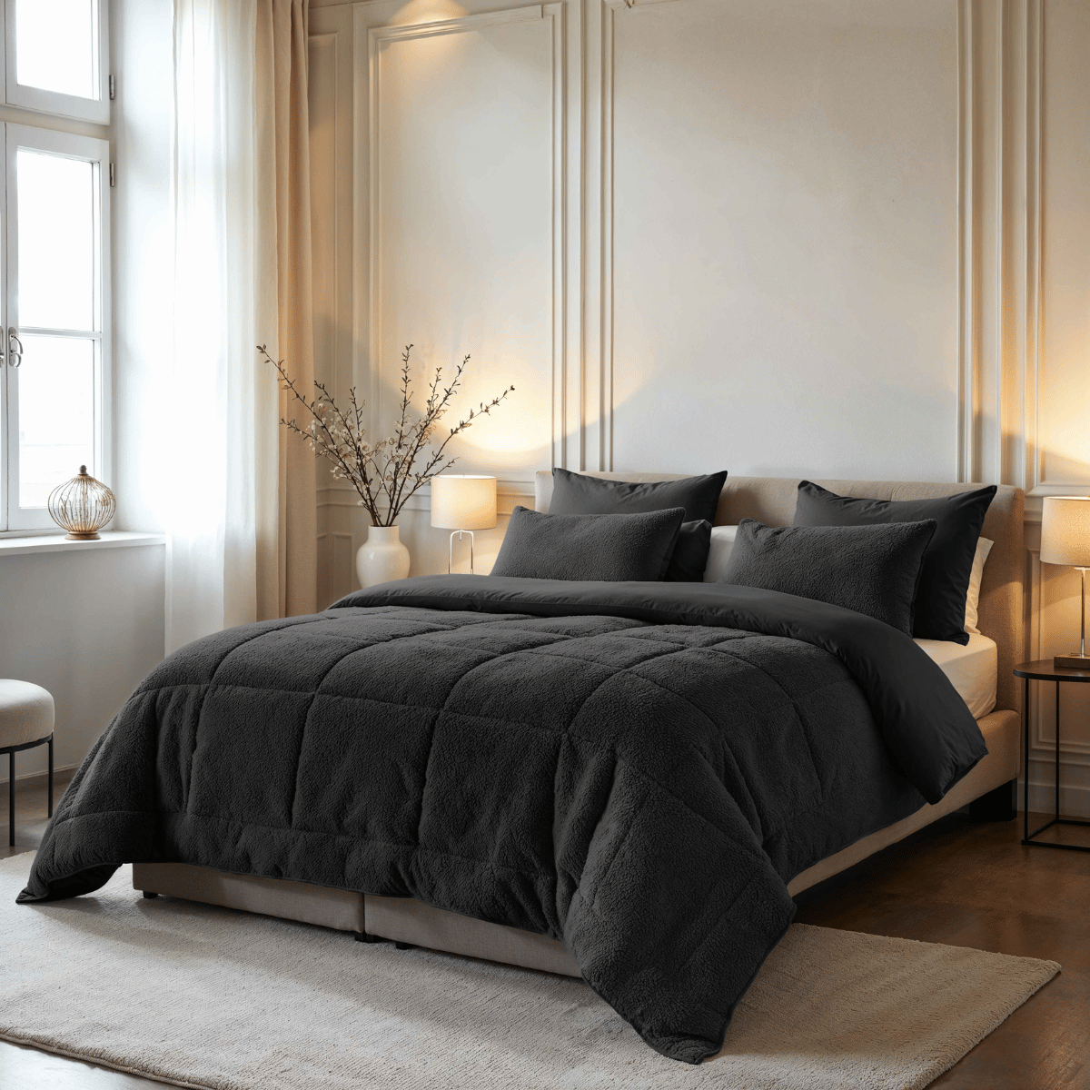 Zelesta Teddybed - Antraciet