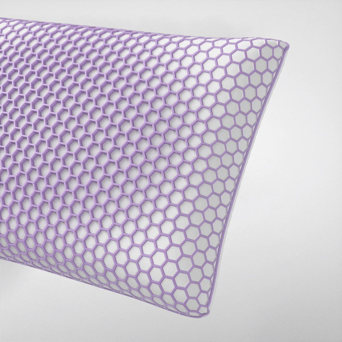 Zelesta Honeycomb TPE Pillow - Memory Foam Vlokken
