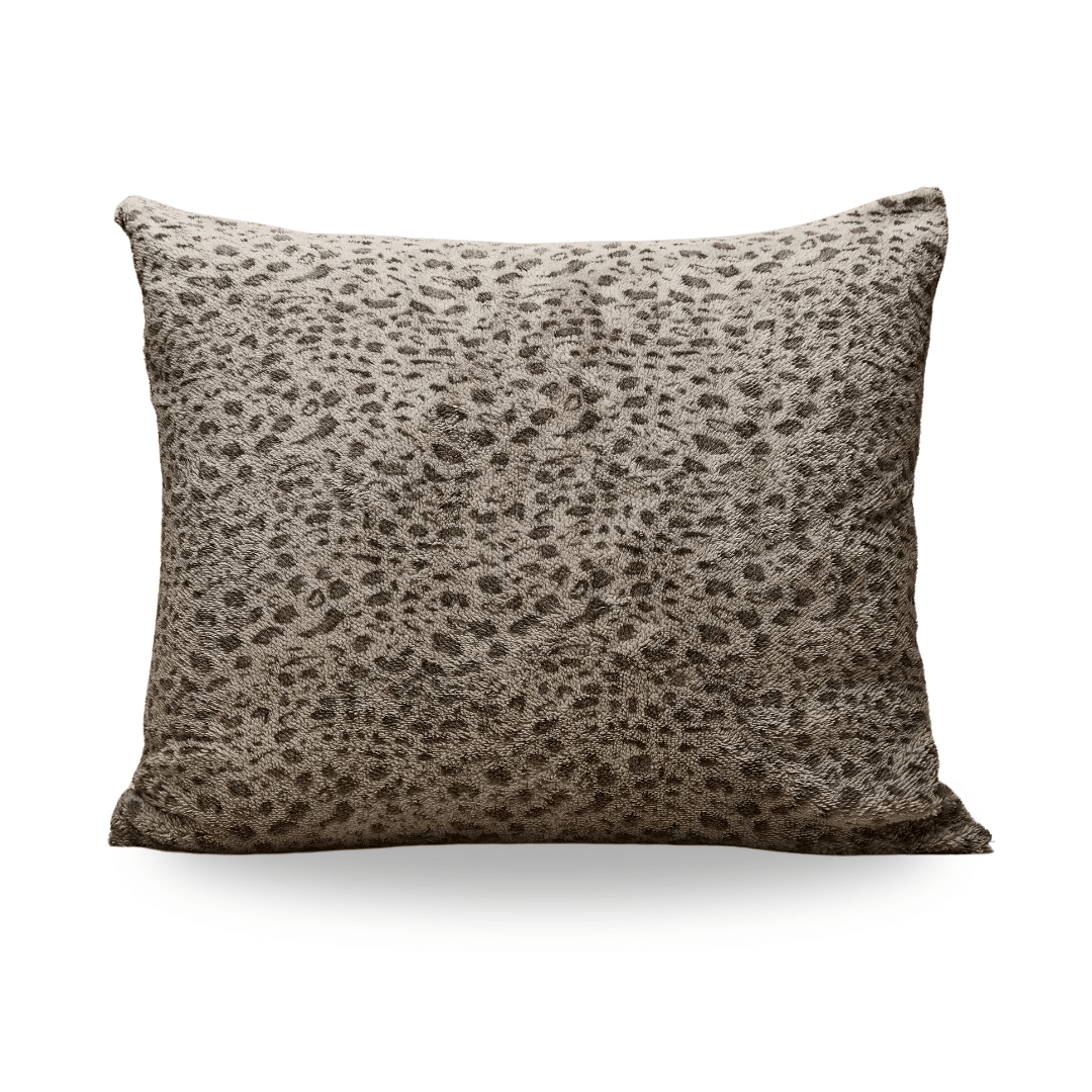 Zelesta Teddybed Kussensloop Set van 2  - Panter Taupe
