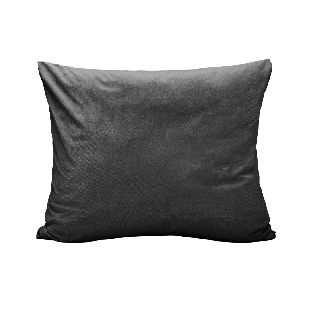 Zelesta Velvetbed Kussensloop Set van 2 - Antraciet
