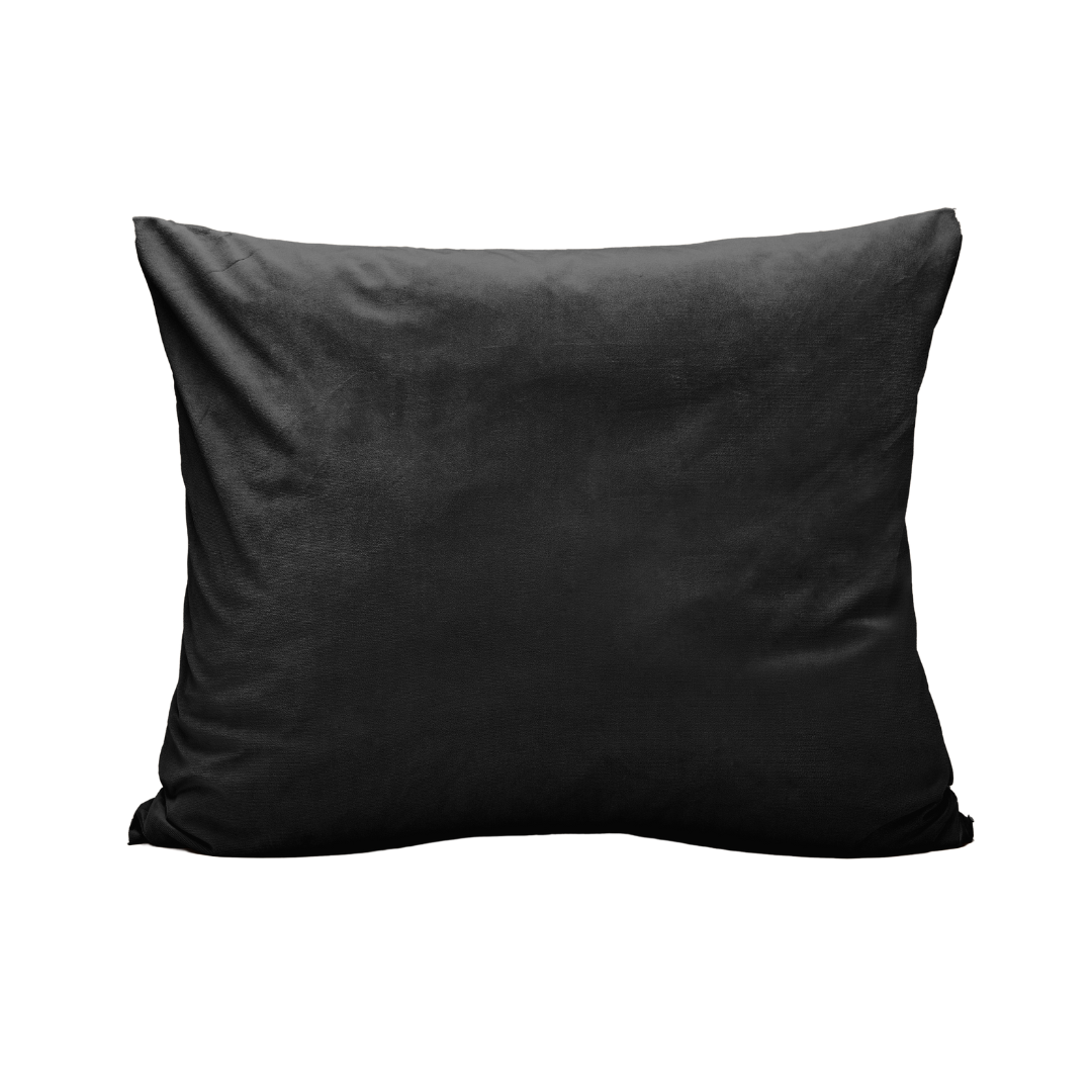 Zelesta Velvetbed Kussensloop Set van 2 - Zwart