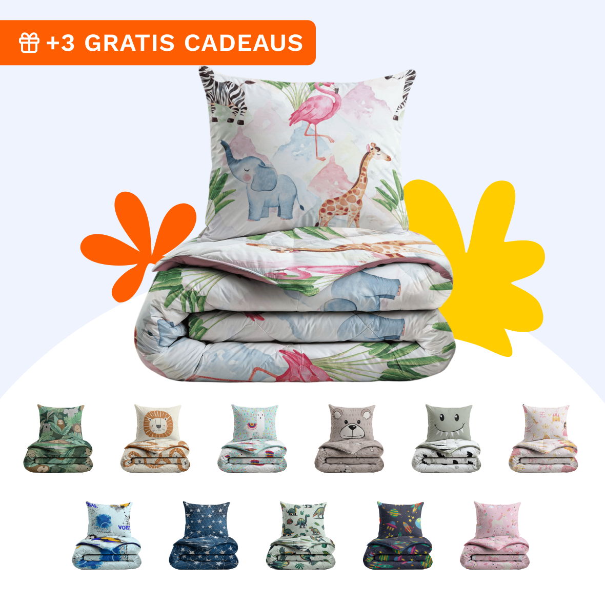 Kiddybed - Colourful Animals