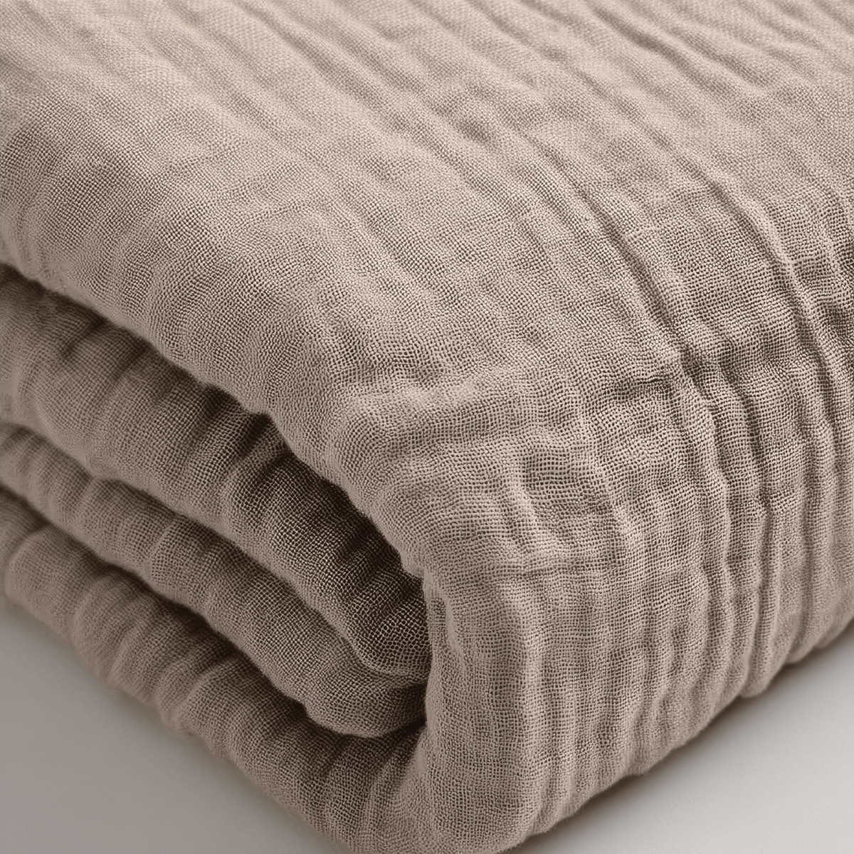 Mousseline Hoeslaken - Dune