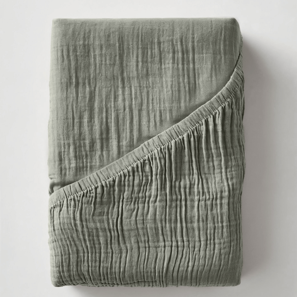 Mousseline Hoeslaken - Green