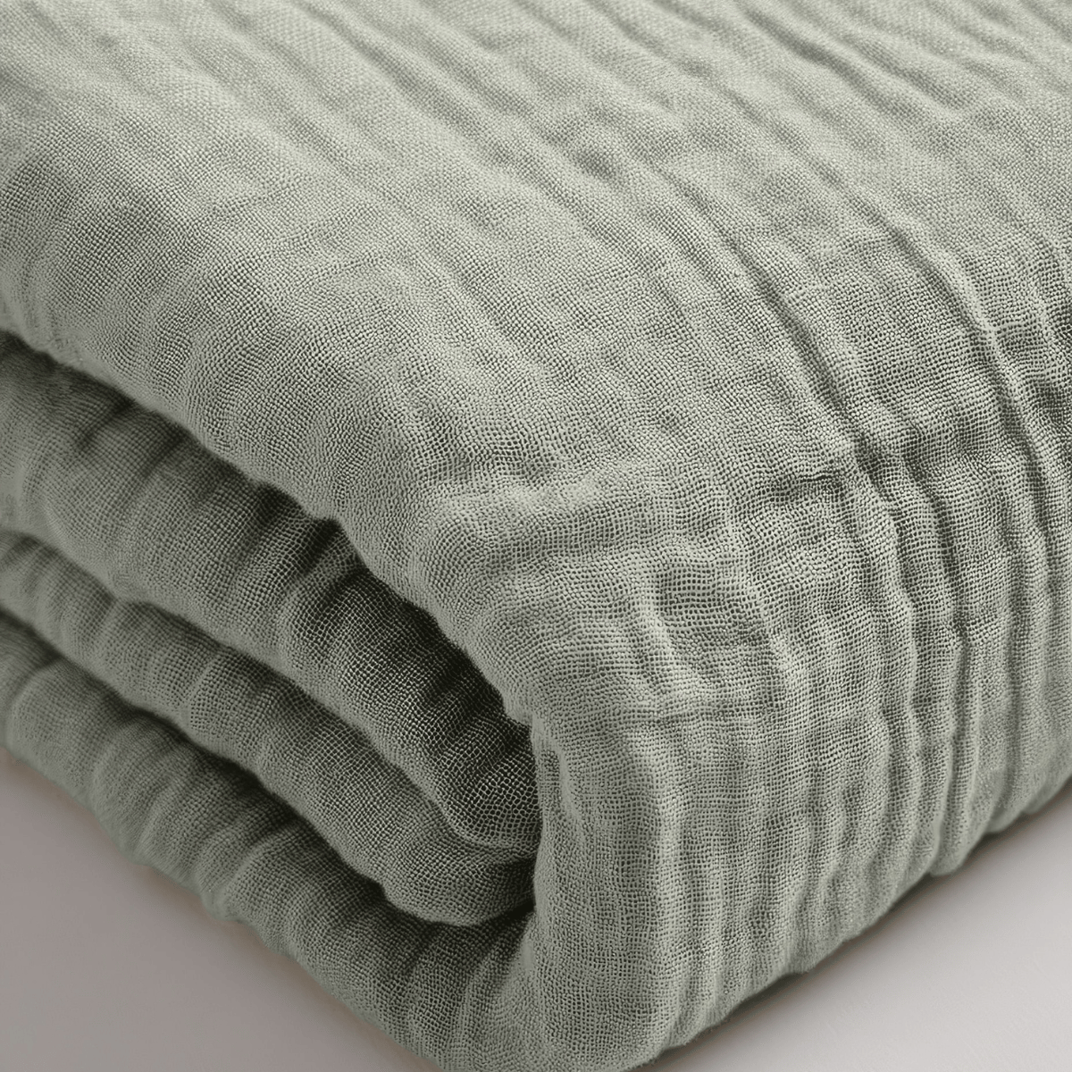 Mousseline Hoeslaken - Green