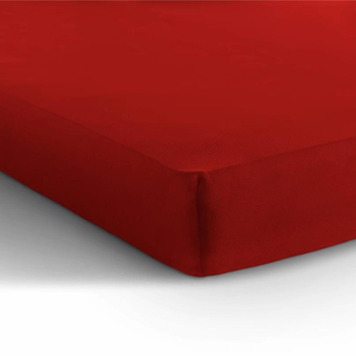 Hoeslaken Dubbel Jersey Rood