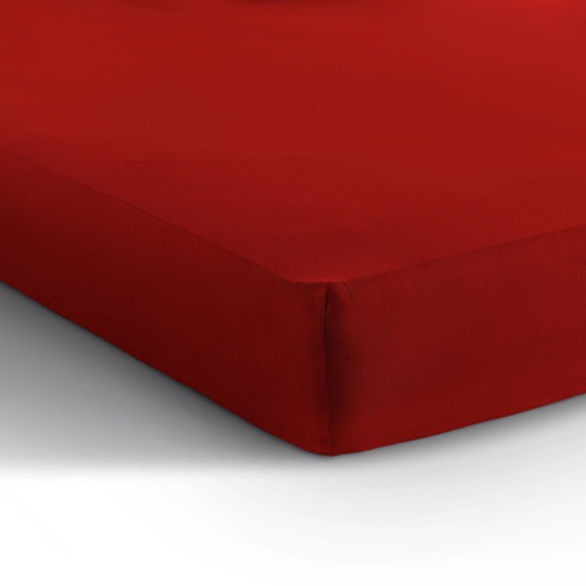 Hoeslaken Enkel Jersey Rood