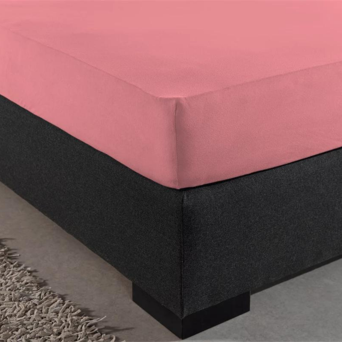 Hoeslaken Enkel Jersey Roze