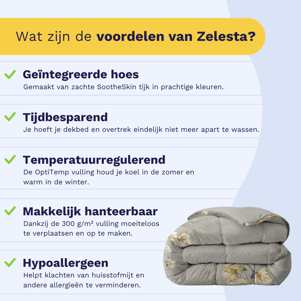 Naar bed met Rumag X Zelesta - Royalbed White Blossom Bundel
