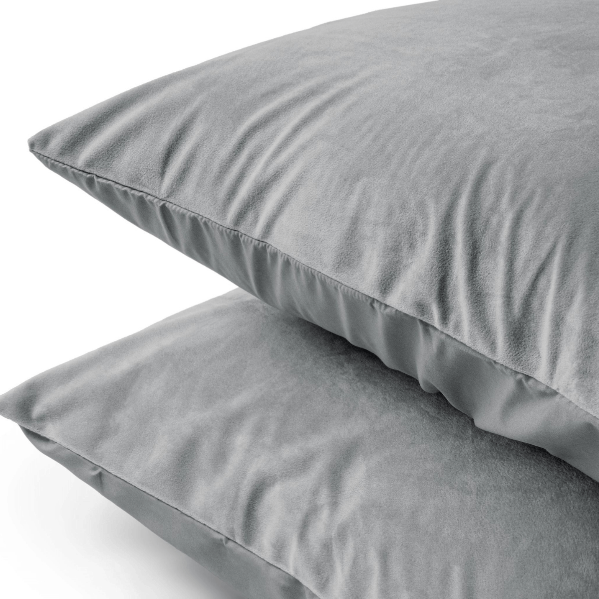Velvet 2 in 1 Kussensloop Set van 2  - Grijs