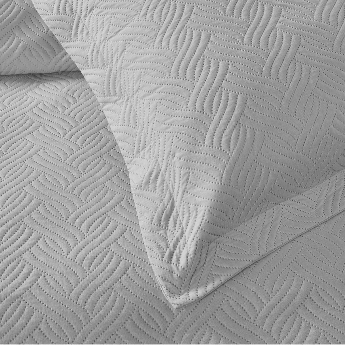 Wave Sprei Zilver