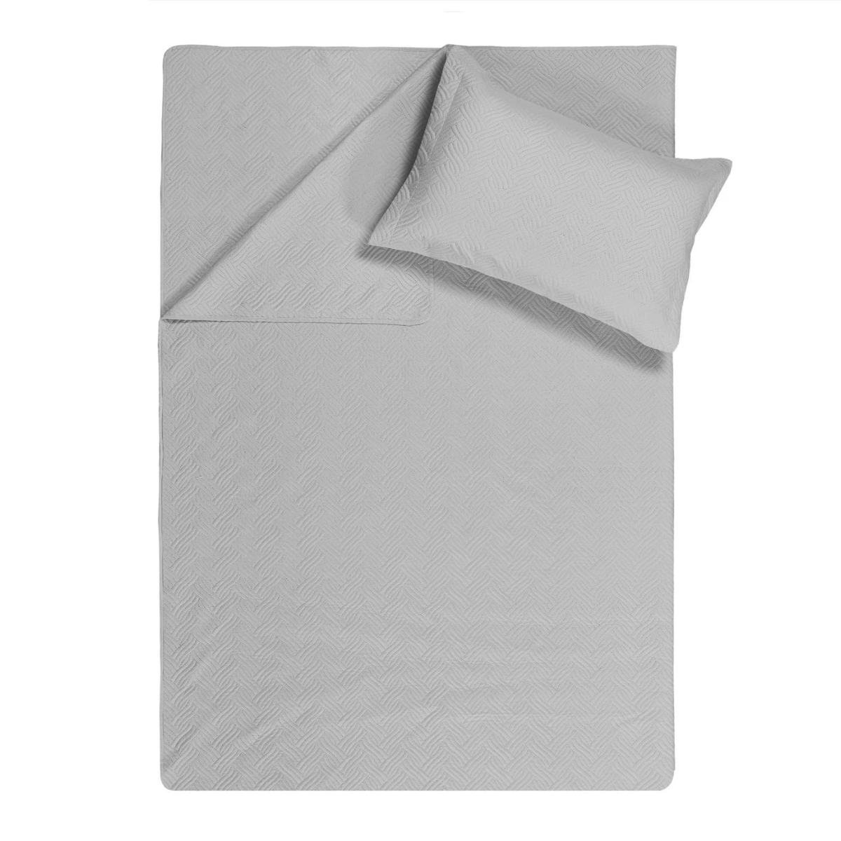 Wave Sprei Zilver