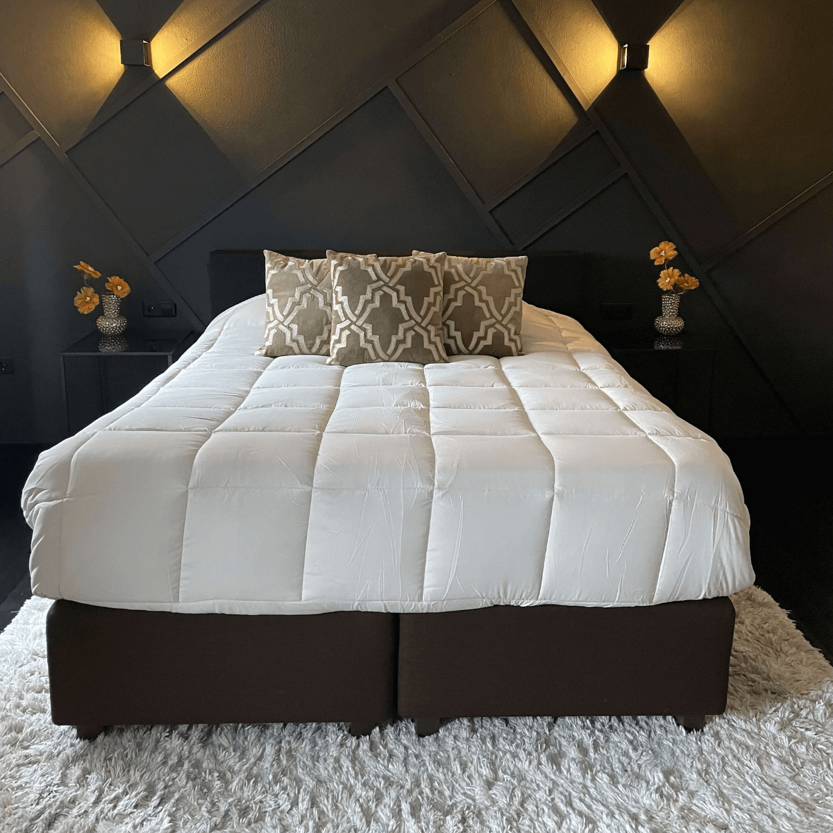 Zelesta Easybed - Lichtgrijs & Gember