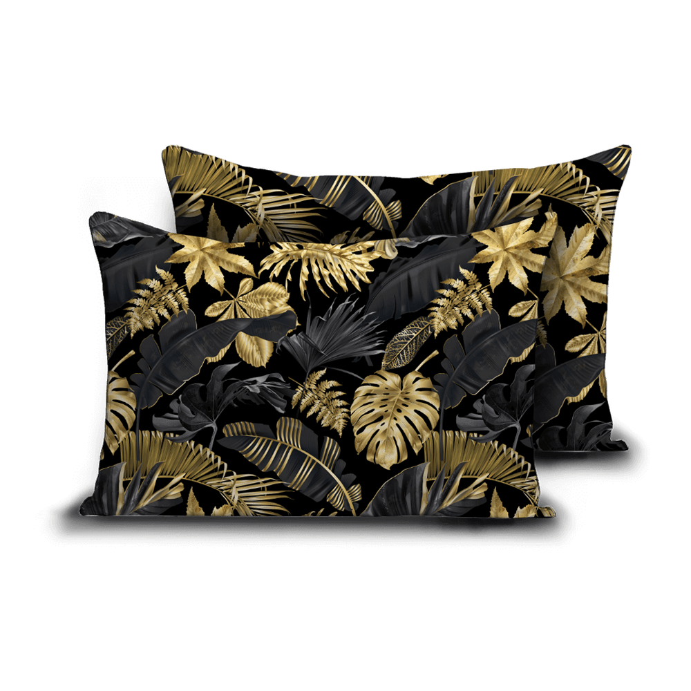 Zelesta Wonderbed Kussensloop Set van 2  - Golden Leaves