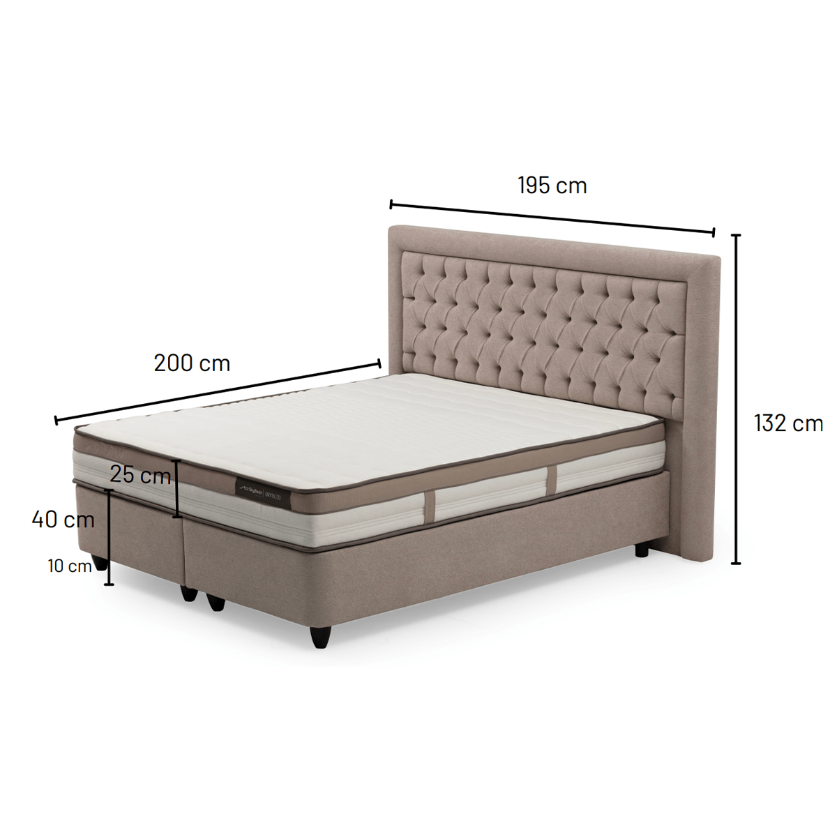 Zelesta SkyBedd  Mercury - Warm beige