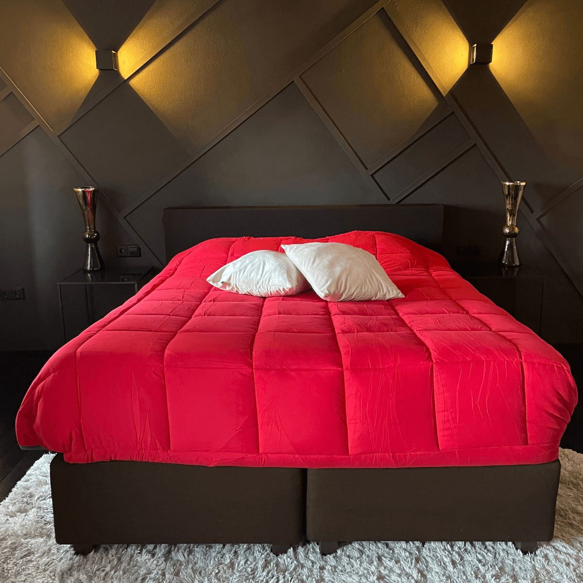 Zelesta Easybed Light - Antraciet & Rood