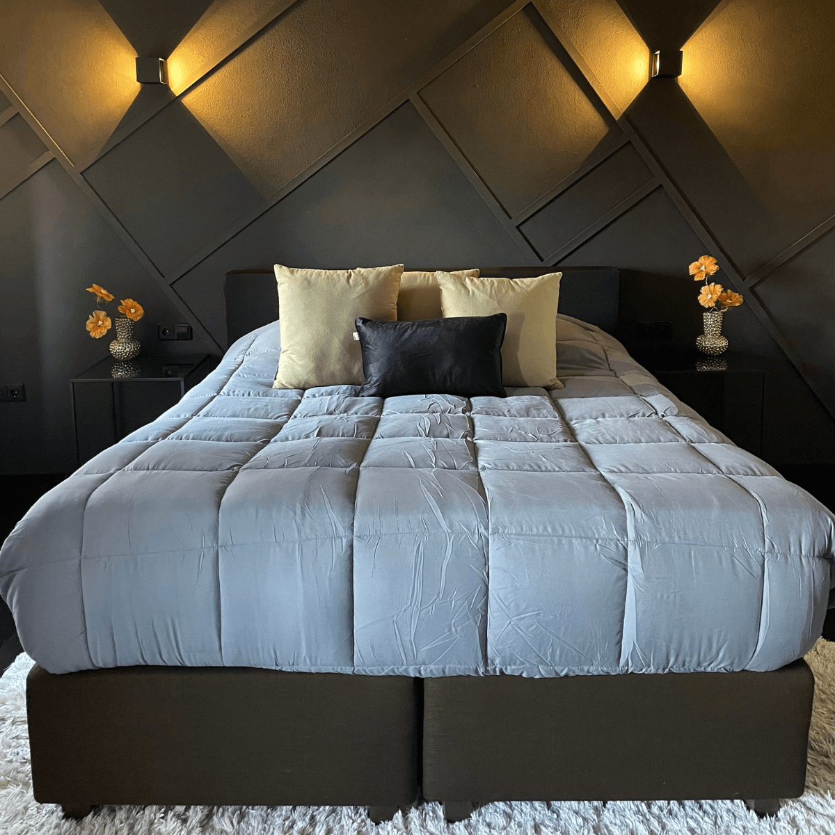 Zelesta Easybed Light - Antraciet & Rood